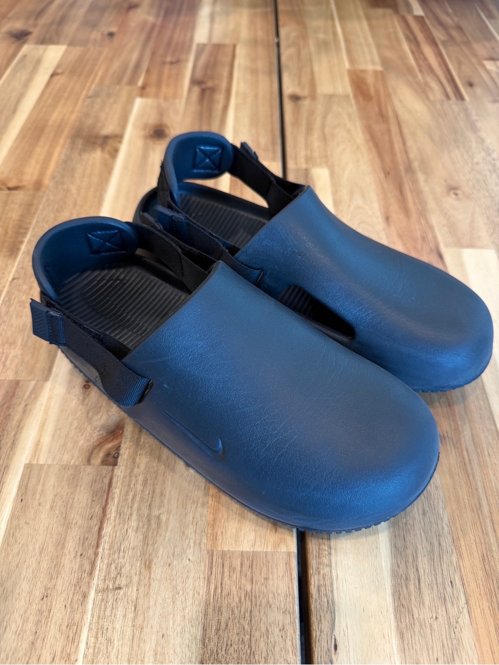 Men’s Nike Calm slide/sandals black Slip-On Clog with Heel Strap